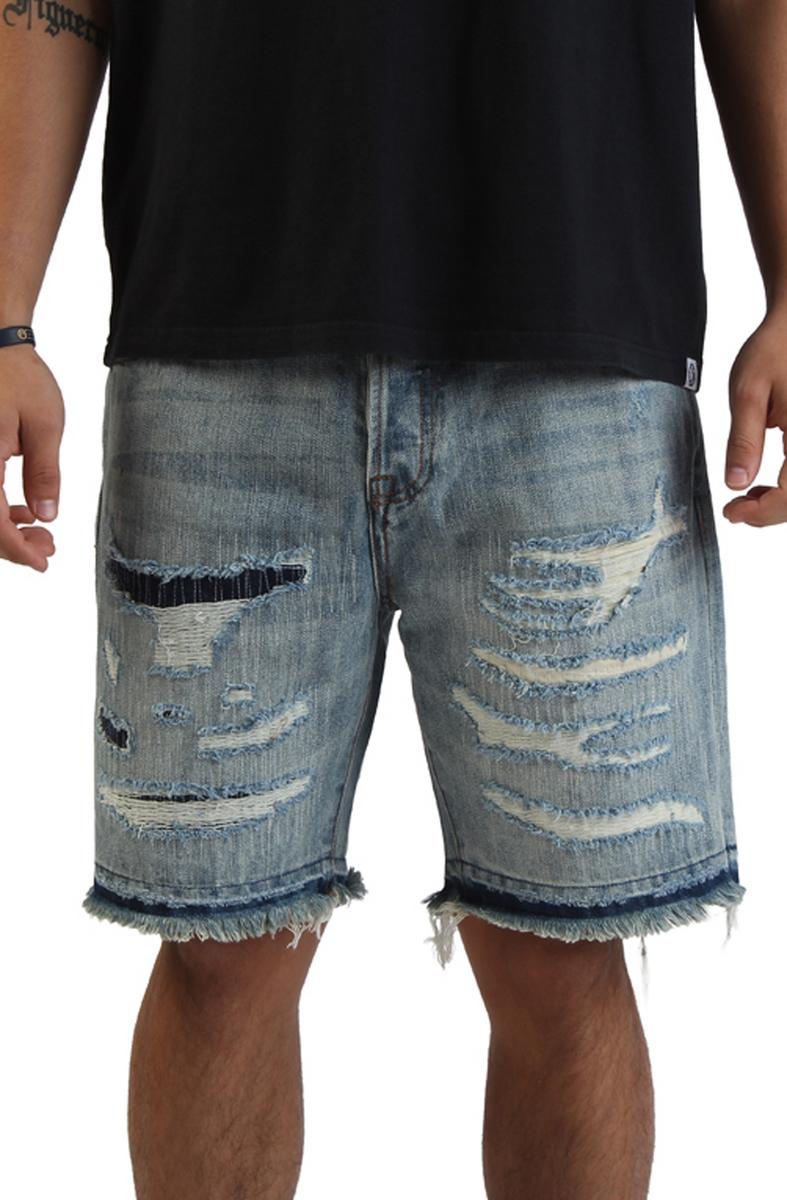 Cadet Distressed Cutoff Denim Shorts  Image 1