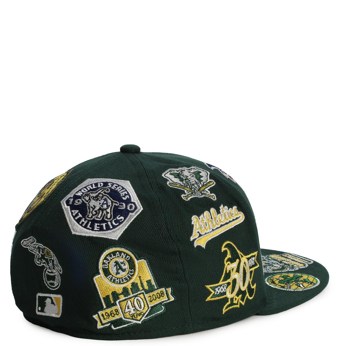 MLB Oakland Athletics 59FIFTY All Over Patch Fitted Hat Image 3
