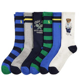 Athletic Bear Half Cushion 6 pack Crew Socks Image 2