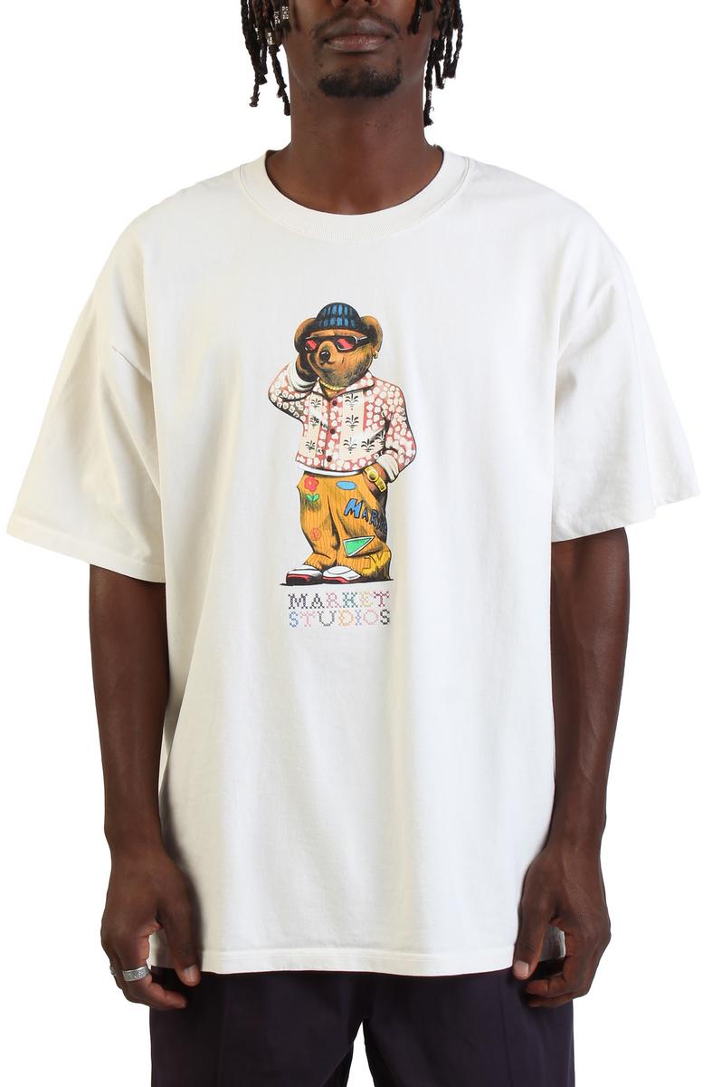 Folk Fitted Bear T-Shirt  Image 1
