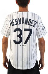 MLB Los Angeles Giants #37  Teoscar Hernández Jersey Image 3