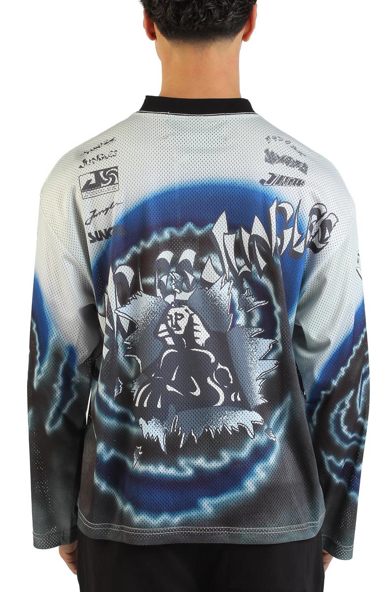 Boxy Moto Mesh Jersey Image 3