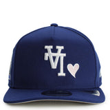 MLB Los Angeles Dodgers Upside Down Tokyo 9FIFTY A-Frame Pre-Curved Snapback  Image 1