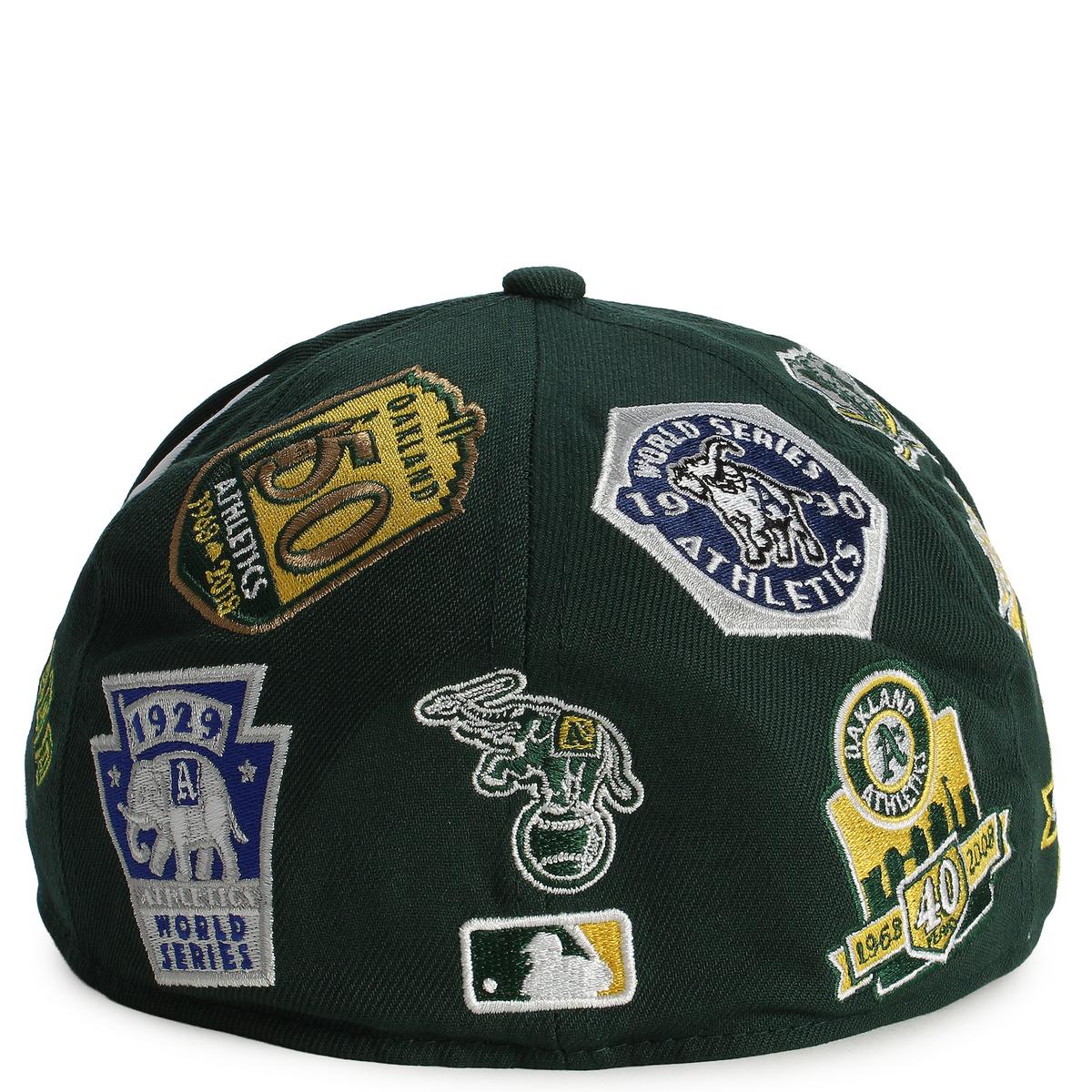MLB Oakland Athletics 59FIFTY All Over Patch Fitted Hat Image 4