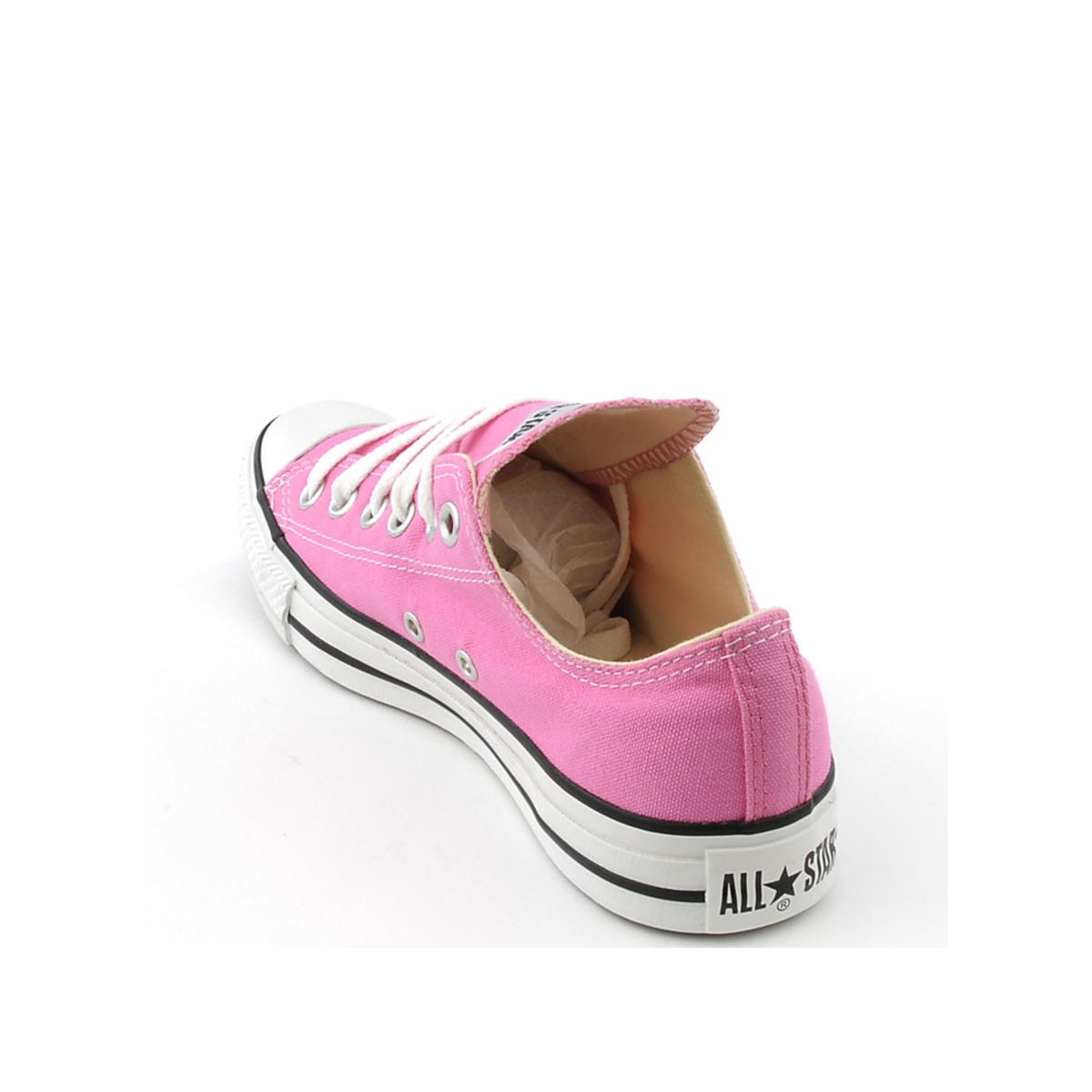 All Star Ox Sneaker Pink Canvas Image 7