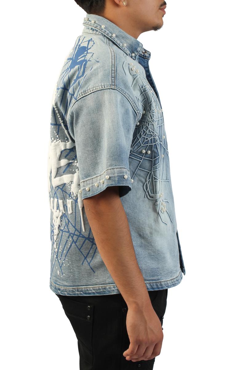 Escape Web Denim Shirt Image 4