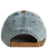 Los Angeles Dodgers Denim & Brown Suede Strapback Adjustable Hat Image 4