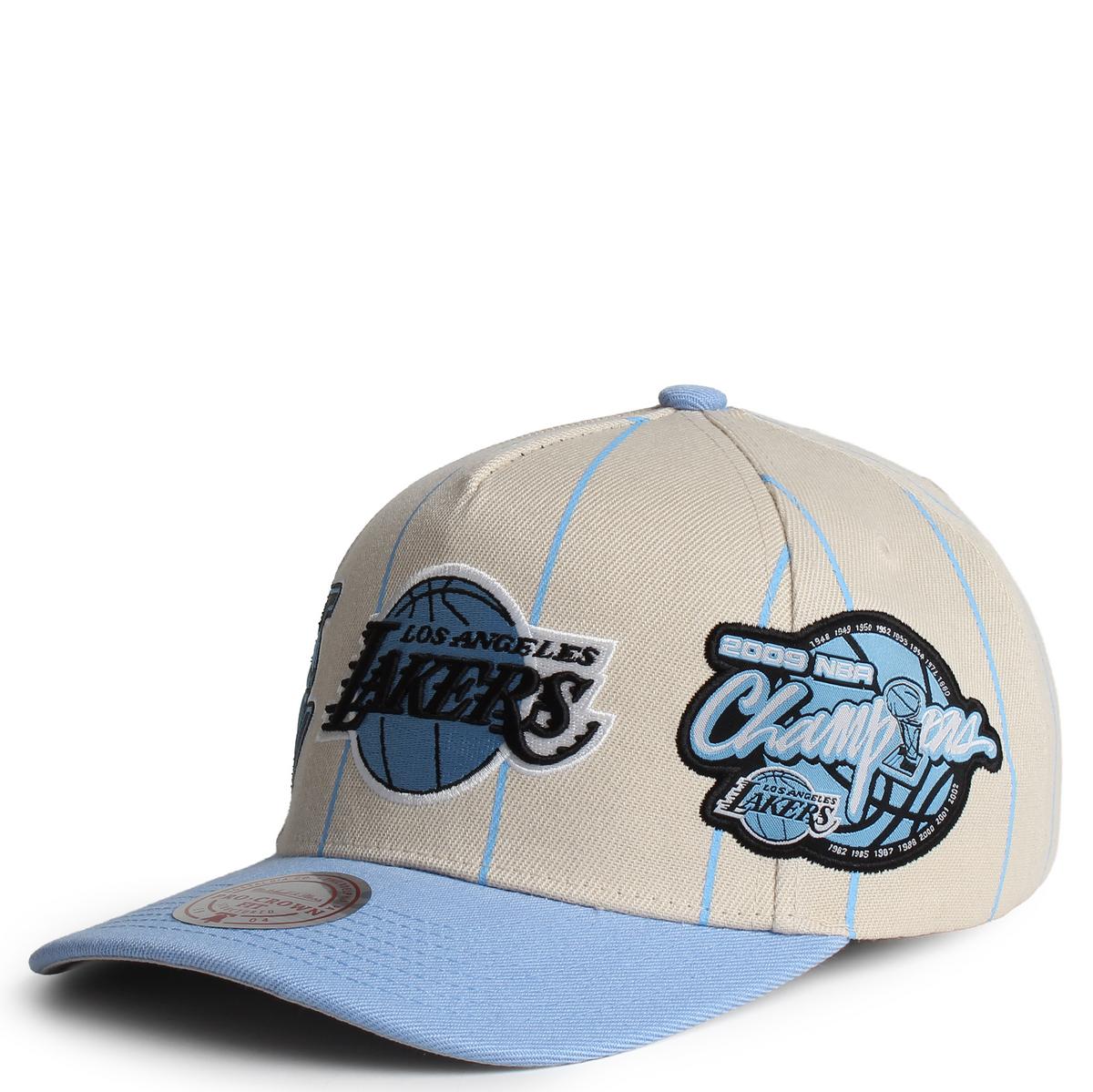 NBA Los Angeles Lakers Striped Pro Crown Snapback Image 2