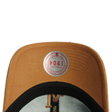 Los Angeles Dodgers Denim & Brown Suede Strapback Adjustable Hat Image 5