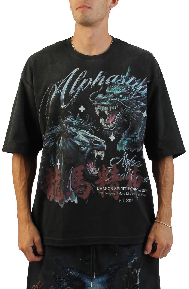 Dragon Vs Horse T-Shirt  Image 1