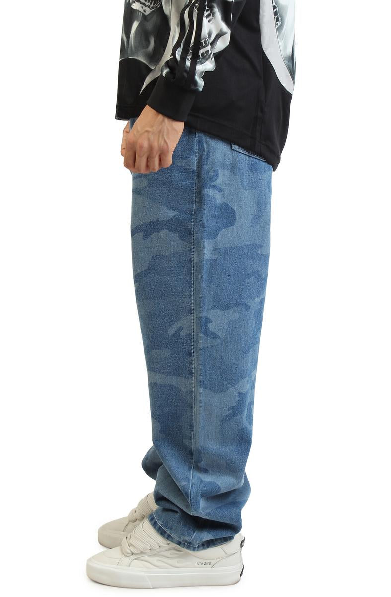 Check-5 Loose Denim Pants Image 2