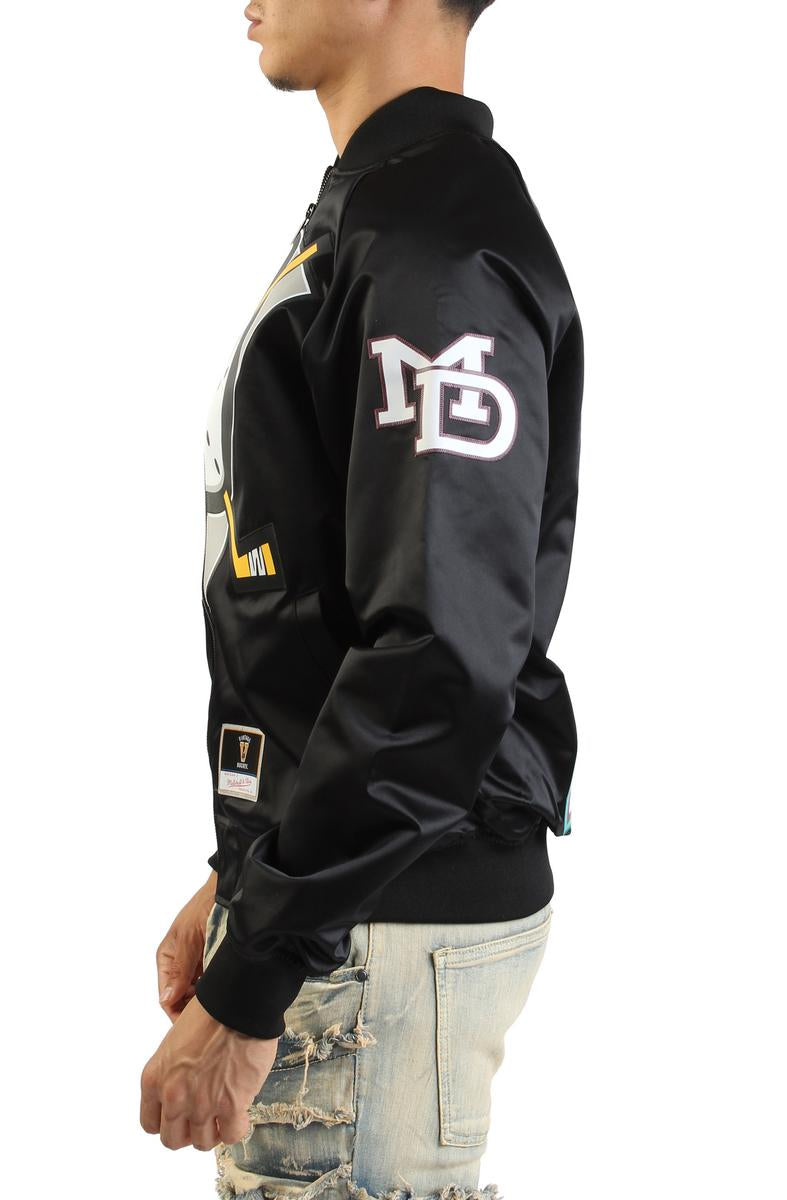 NHL Maxxed Out Satin Jacket Ducks 1992 Teemu Selanne Image 2