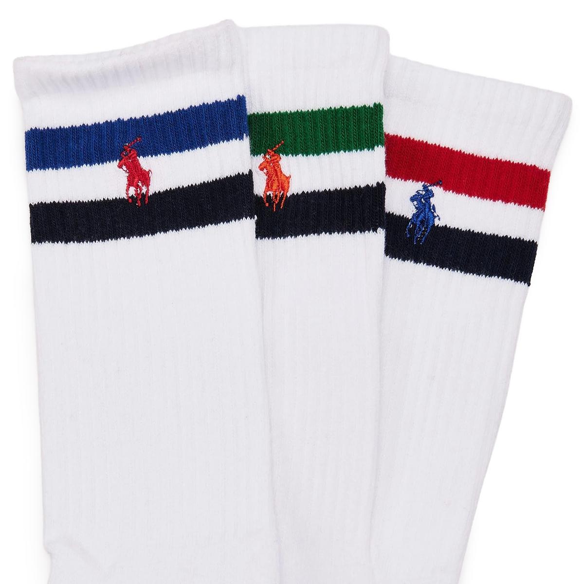 Striped Crew Socks 6-Pack Image 3