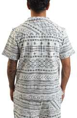 Jacquard Tribal Button Up Shirt Image 4