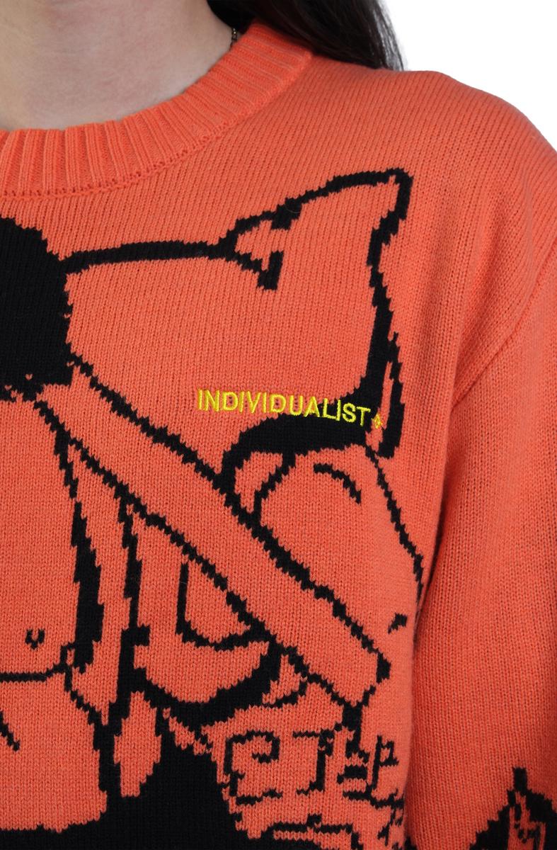 Kintaro Big Print Knit Sweater Image 5