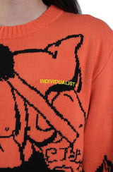 Kintaro Big Print Knit Sweater Image 5