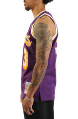 NBA Los Angeles Lakers Dennis Rodman #73 '98-'99 Road Swingman Jersey Image 2