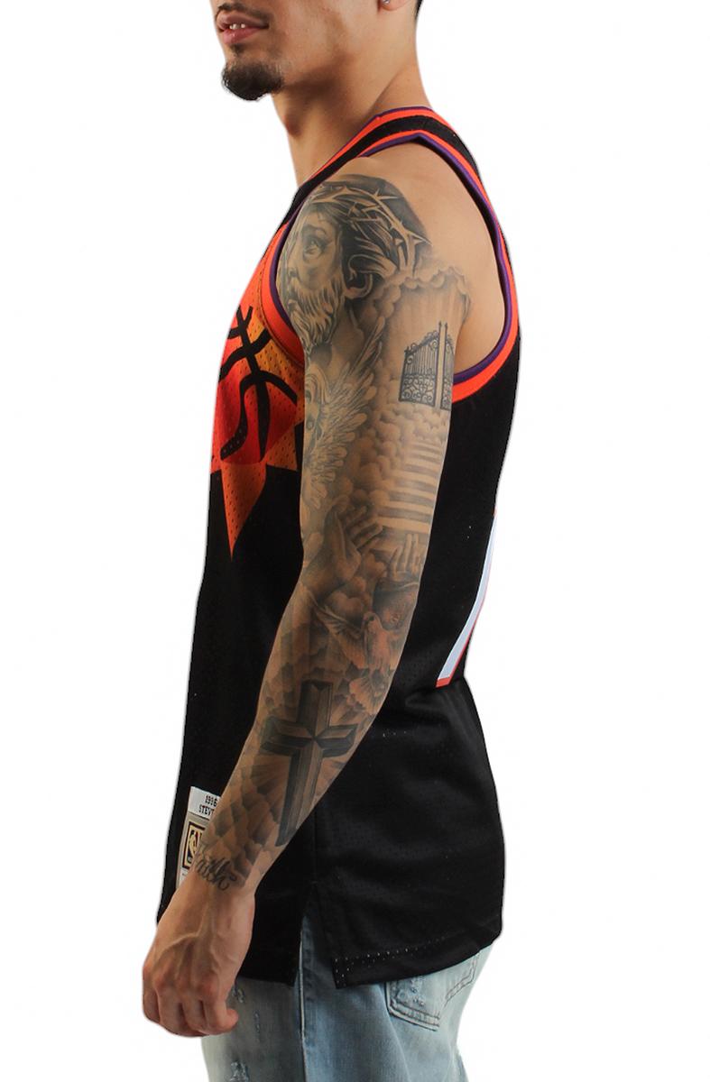NBA Steve Nash Black Phoenix Suns 1996/97 Authentic Jersey Image 2