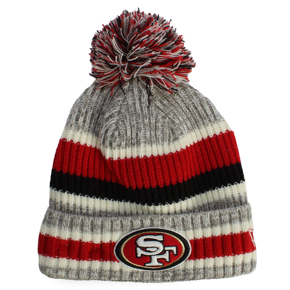 NFL San Francisco 49ers Stripe Knit Beanie  Image 2