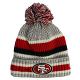 NFL San Francisco 49ers Stripe Knit Beanie  Image 2