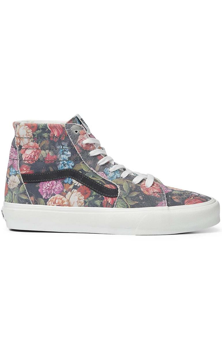Vans, (Q621XM)) Moody Floral Sk8-Hi Tapered Shoes Grey/White – MLTD