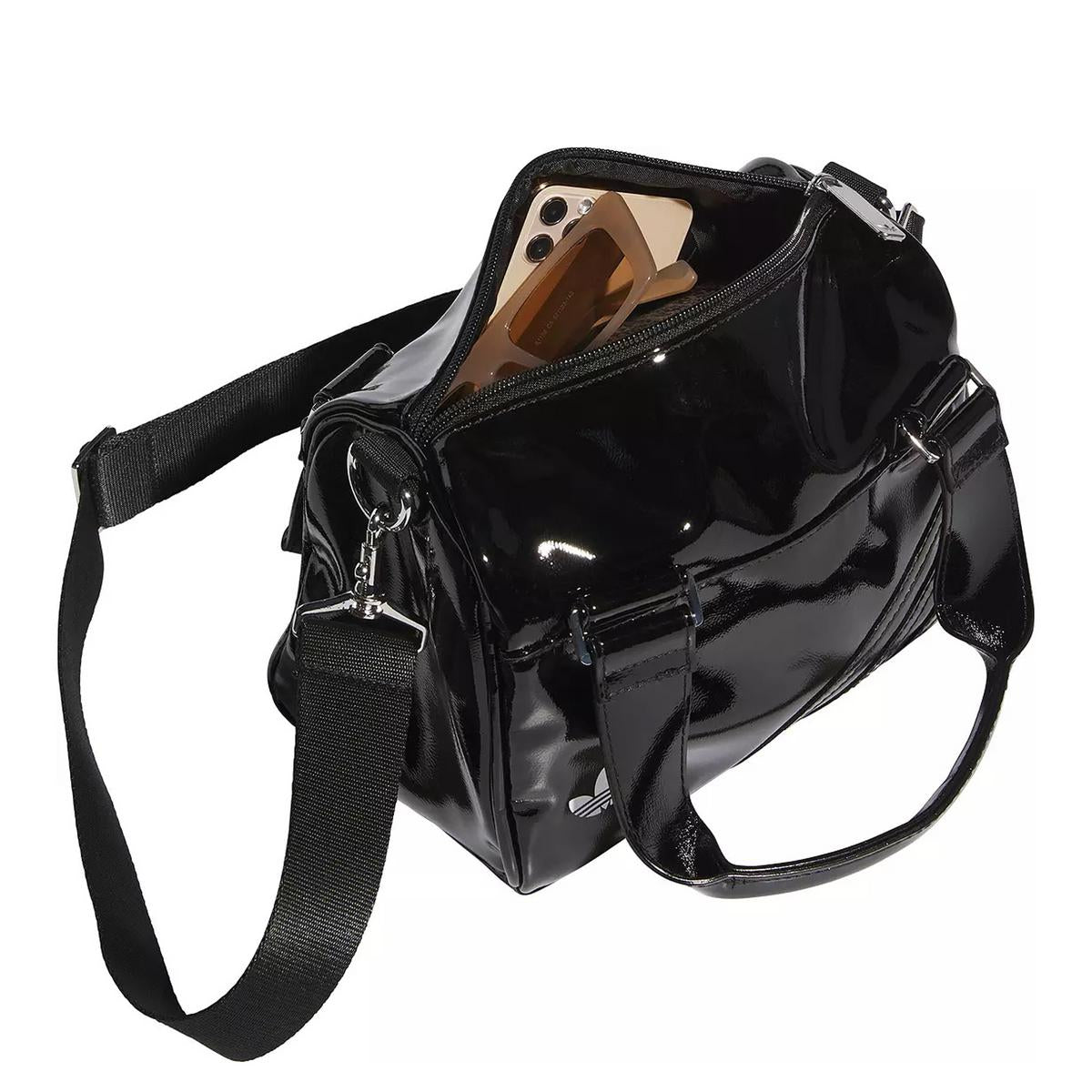 Patent Trefoil Crossbody Bag Image 3