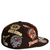 MLB San Diego Padres 59FIFTY All Over Fitted Hat  Image 3