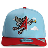 MLB Los Angeles Angels Cartoon 950 AF Pre-Curved Snapback  Image 1