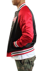 NBA Chicago Bulls Vintage Logo Satin Jacket  Image 3