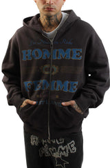 Nouveau Riche Zip Hoodie Image 3