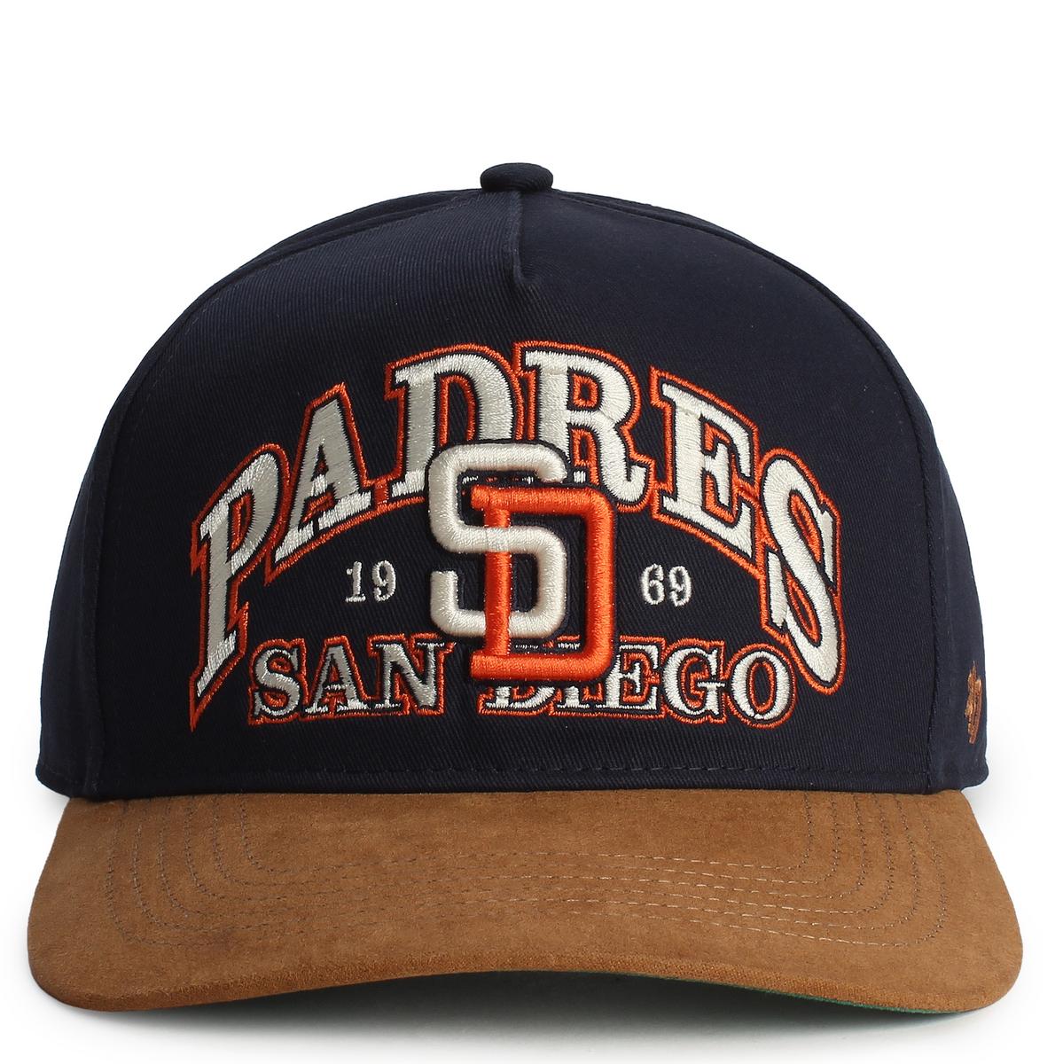 MLB  San Diego Padres Cooperstown Break Wood Suede Hitch Snapback  Image 1