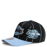 NBA Los Angeles Lakers Striped Pro Crown Snapback Image 2