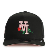 MLB Los Angeles Dodgers Upside Down Rose 9Fifty A-Frame Snapback Image 1