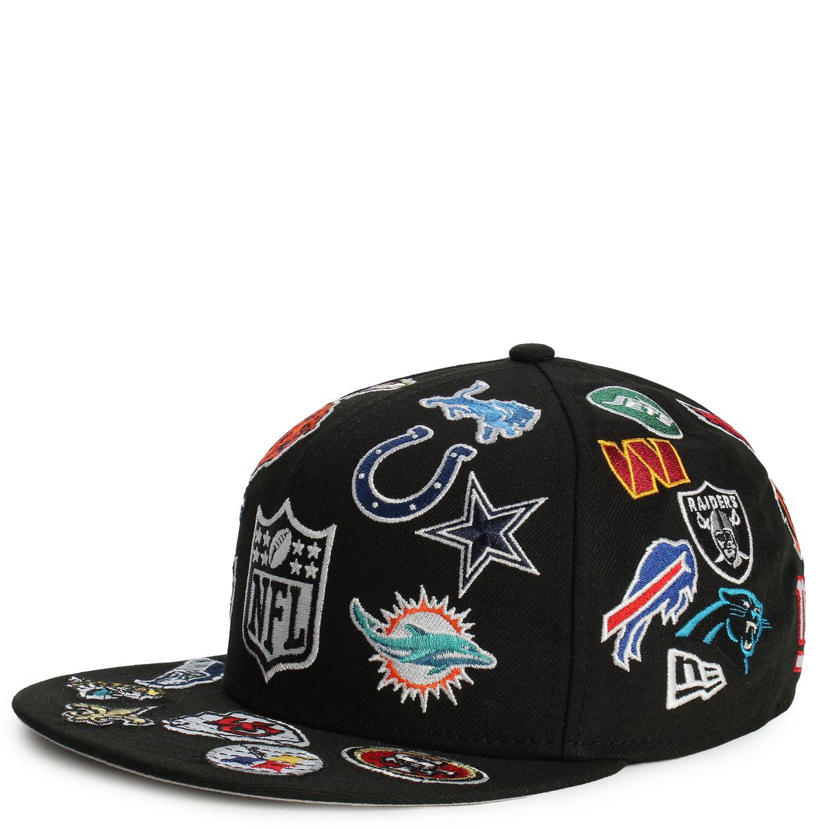 NFL 59Fifty All Over Logo Fitted Hat  Image 2