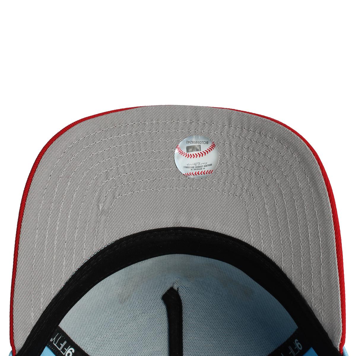 MLB Los Angeles Angels Cartoon 950 AF Pre-Curved Snapback  Image 5
