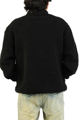 Skeletal Quarter Zip Sherpa Pullover Image 3