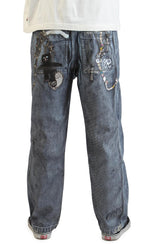 Real Straight Leg Denim Pants Image 5