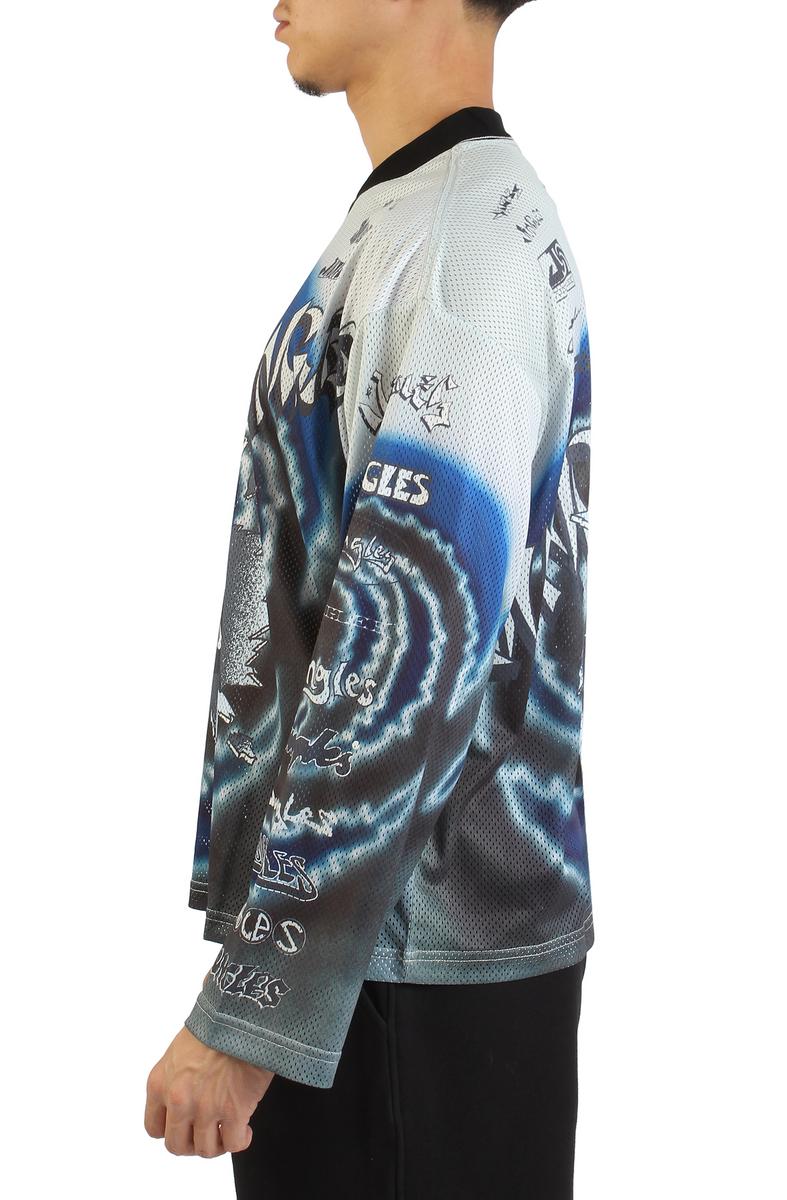 Boxy Moto Mesh Jersey Image 2