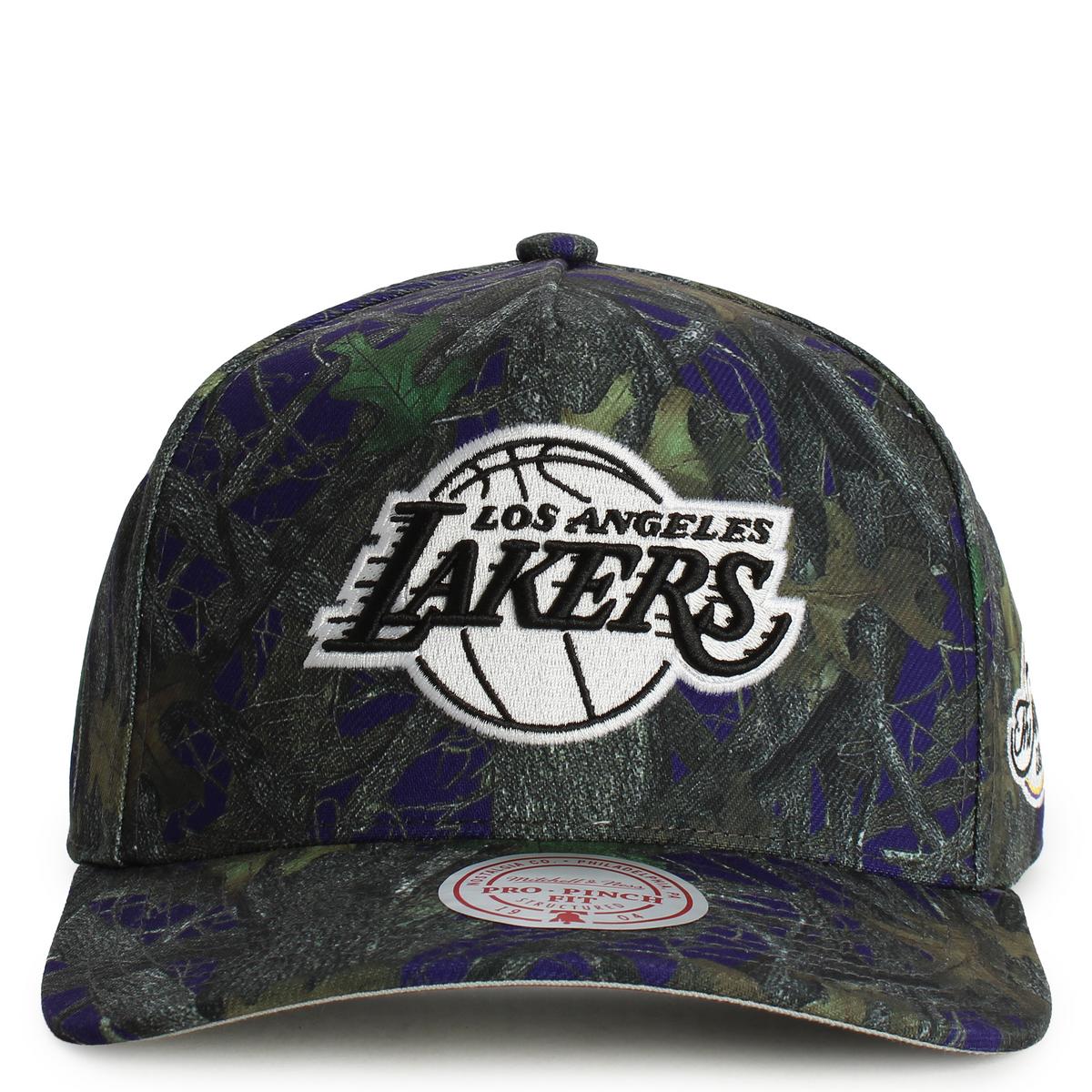 Los Angeles Lakers Purple Quiet Blaze Pro Pinch Snapback Hat Image 1