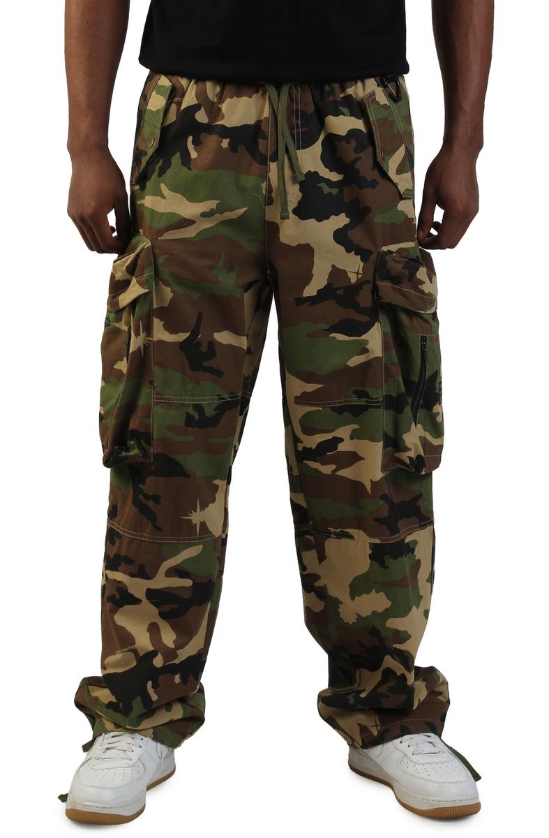 Star Camo Cargo Pants Loose Fit Image 5