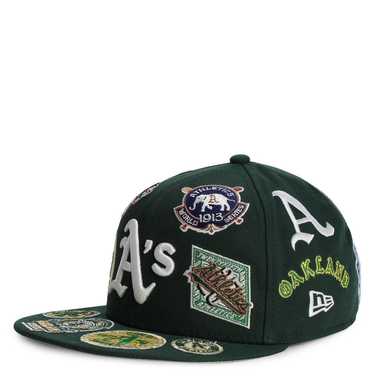 MLB Oakland Athletics 59FIFTY All Over Patch Fitted Hat Image 2